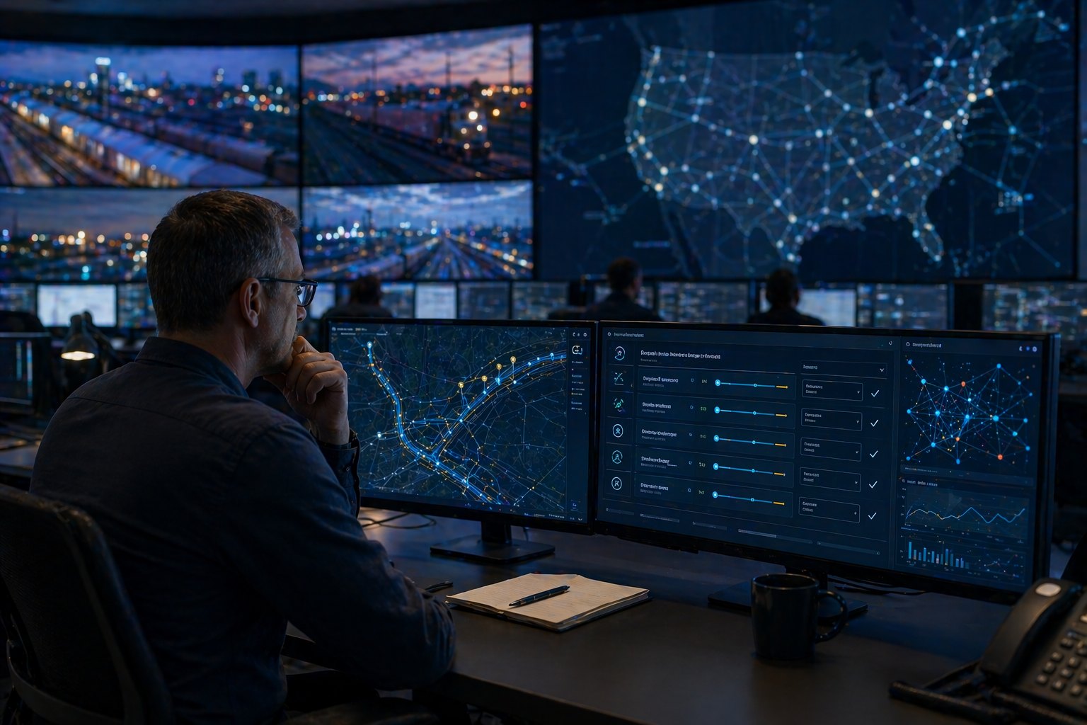 Operator supervising AI-assisted infrastructure recommendations